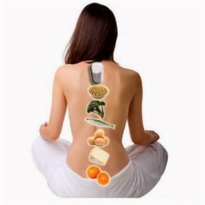 Une bonne nutrition pour la prévention de l'ostéochondrose cervicale chez la femme